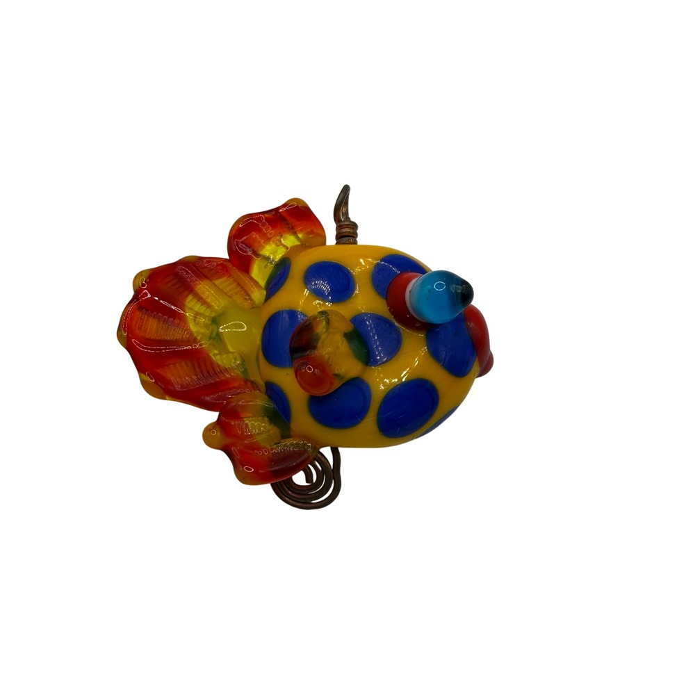 Art Glass Tropical Fish Nautical Coastal Lampwork‎ Pendant